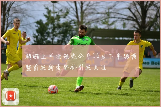 鹈鹕上半场领先公牛16分下半场调整首发新秀替补引发关注